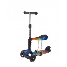 Kikka Boo Scooter Ride and Skate 3 in 1 Rainbow