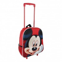 Cerda 3D Small backpack on wheels Mickey 