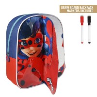 Cerda Little backpack with markers for coloring Ladybug