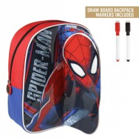 Cerda Little backpack with markers for coloring Spider man
