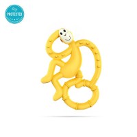 Matchstick Monkey Mini Monkey Teether Yellow