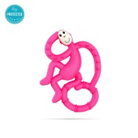 Matchstick Monkey Mini Monkey Teether Pink