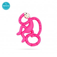 Matchstick Monkey Чесалка с апликатор Mini Monkey Teether розова