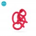 Matchstick Monkey Чесалка с апликатор Mini Monkey Teether червена