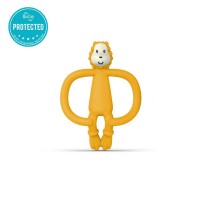 Matchstick Monkey Lion Teething Toy yellow