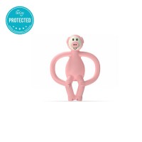 Matchstick Monkey Pig Teething Toy pink