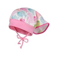 Maximo Baby summer hat, pink fishes