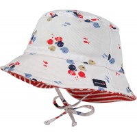 Maximo Baby summer hat, white fishes