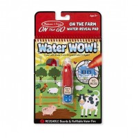 Melissa & Doug Книжка за оцветяване с вода Ферма