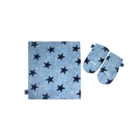 Minene Комплект шал и ръкавици звезди