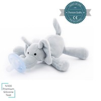 Minikoioi Мека играчка със залъгалка Sleep Buddy, Elephant