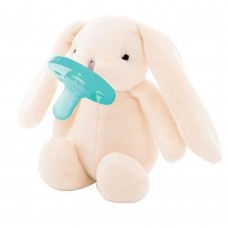 Minikoioi Мека играчка със залъгалка Sleep Buddy, White Bunny