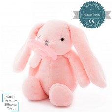 Minikoioi Мека играчка със залъгалка Sleep Buddy, Pink Bunny
