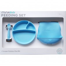Minikoioi Baby Feeding Set, blue