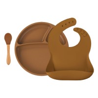 Minikoioi Baby Feeding Set II, woody brown