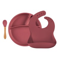 Minikoioi Baby Feeding Set II, velvet rose