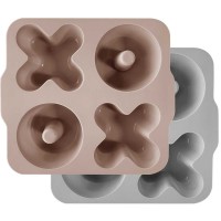 Minikoioi Силиконова форма XOXO, Bubble Beige - Powder Grey Minikoioi Силиконова форма XOXO, Bubble Beige - Powder Grey