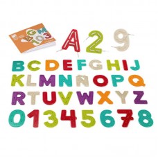 Miniland ECO Activity 123 ABC - цифри и букви за нанизване