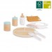 Miniland Комплект за хранене за кукли дървен