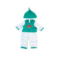 Miniland Пижама за кукла 38 см, зелена