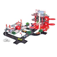 Mochtoys Parking set with car service 3 level Mochtoys Parking set with car service 3 level