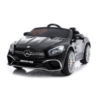 Moni Акумулаторна кола Mercedes SL63, Черен металик Moni Акумулаторна кола Mercedes SL63, Черен металик