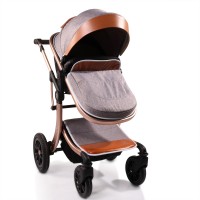 Moni Комбинирана бебешка количка Sofie сива