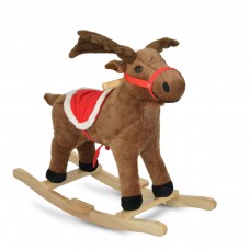 Moni Plush Rocking Deer Rudolf