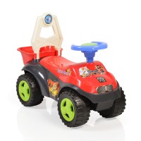 Moni Детска кола за яздене и бутане Sand Beach Car червена