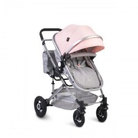 Moni Комбинирана бебешка количка Ciara, розова