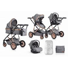 Moni Baby Stroller 2 in 1 Midas, grey
