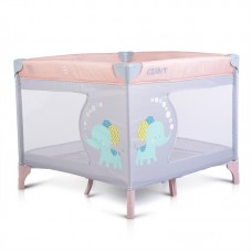 Moni Бебешка сгъваема кошара Giant, светлорозова