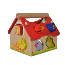 Moni Wooden Educational House with animals
