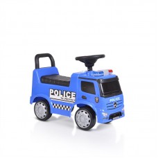 Moni Детска кола за яздене и бутане Mercedes-Benz Antos Police