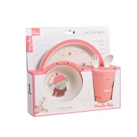 Moulin Roty Комплект за хранене бамбук