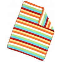 Bio cotton kids blanket 75 x 100 cm Marieke bunt