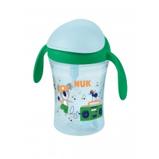 Nuk Чаша със сламка Motion Cup 8+, зелена