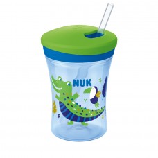 Nuk Чаша със сламка Evolution Action Cup, Chameleon