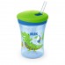 Nuk Чаша със сламка Evolution Action Cup, Chameleon