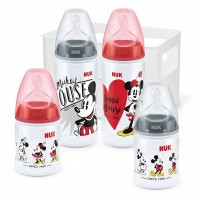 Nuk Комплект шишета First Choice+ Temperature control, Mickey Mouse