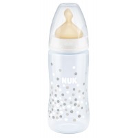 Nuk шише с каучуков биберон за хранене 300 мл First Choise