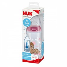 NUK First Choice РР Temperature control 300 ml silicone teat, Bambi