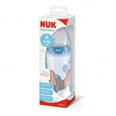 NUK First Choice РР Temperature control 300 ml silicone teat, Dumbo