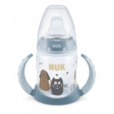 Nuk First Choice Temperature Control Learner Bottle 150ml Cat and Dog