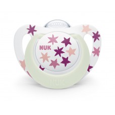 NUK Star Night Luminous Silicone Soother 18-36 m 