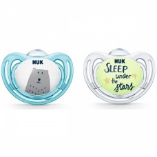 NUK Hello Adventure Soother 0-6 m 2 pcs