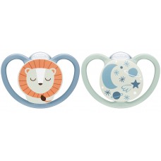 NUK Space Night Soother 0-6 m Lion