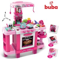 Buba Детска кухня със светлинни и звукови ефекти розова