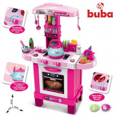 Buba Kids Kitchen Set with kettle pink