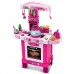 Buba Детска индукционна кухня с чайник розова